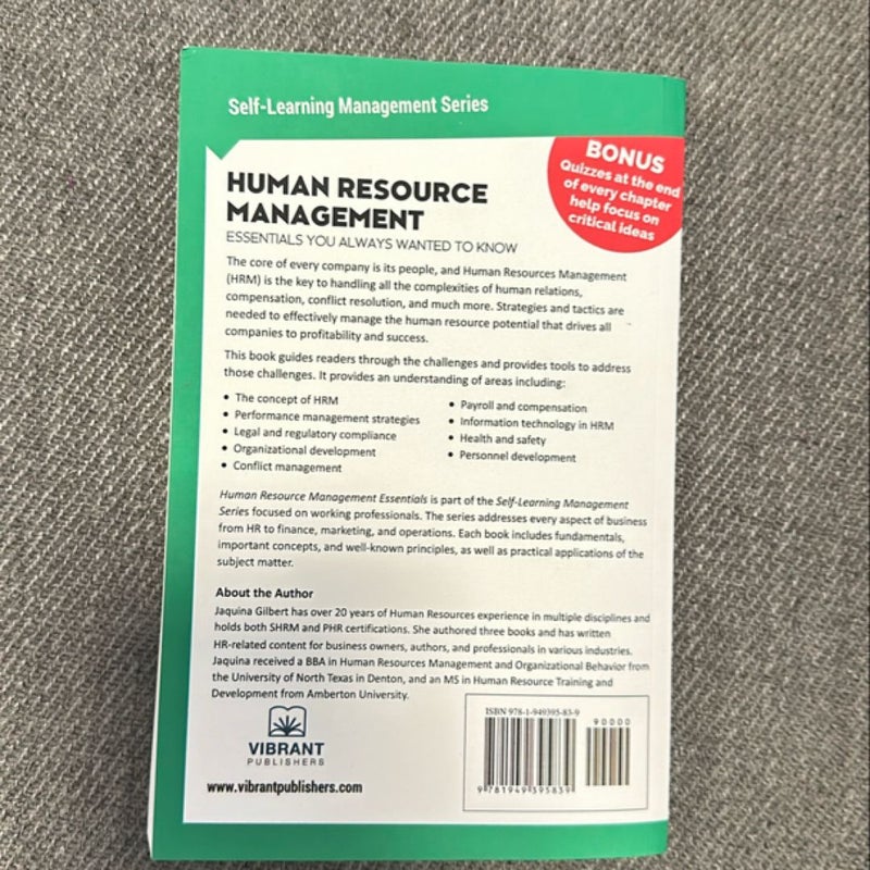 Human Resource Management Essentials You Always Wanted to Know