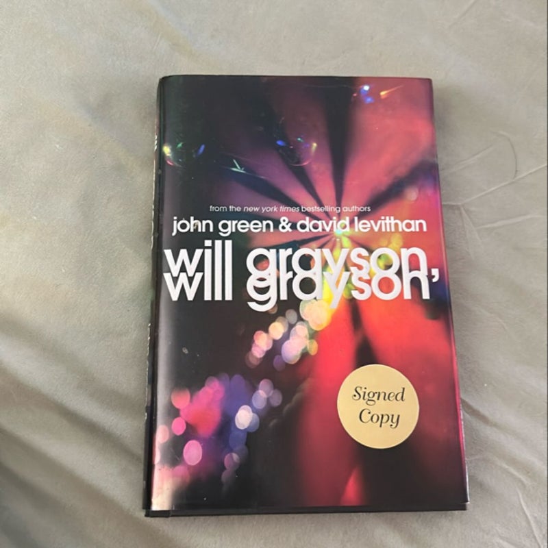 Will Grayson, Will Grayson (Signed Copy)