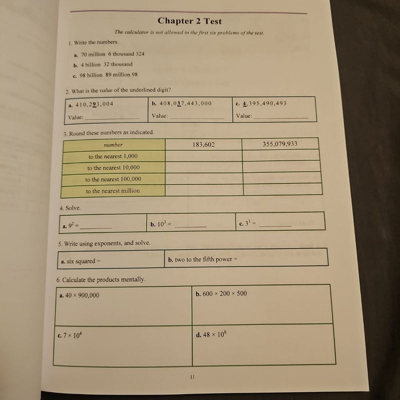 Math Mammoth Grade 5 Tests and Cumulative Reviews