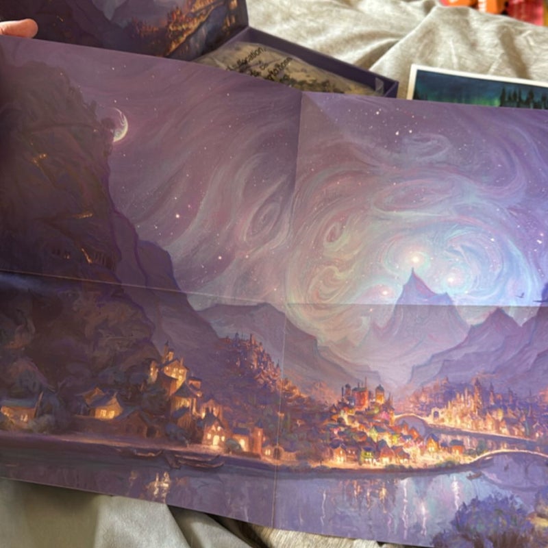 Velaris Puzzle, Trial of the Sun Queen postcards, Faebound window clings