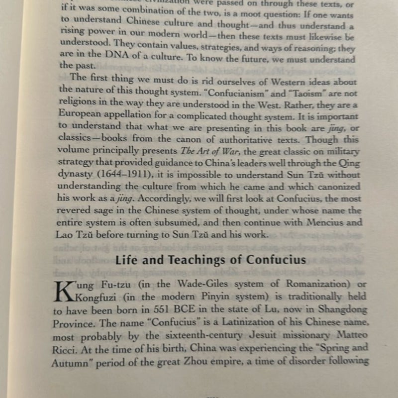 The Art of War and Other Classics of Eastern Philosophy