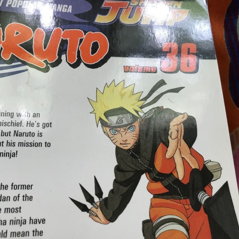 Naruto Volumes #26-#36