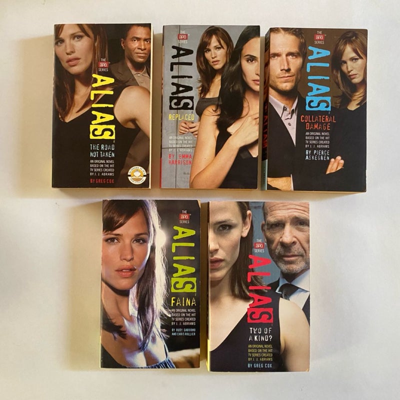 Alias Lot 17 Prequels + APO Series: Recruited; Father Figure; Free Fall; Infiltration; Shadowed; Skin Deep; Vanishing Act; A Secret Life; Disappeared; Close Quarters; Sister Spy; The Pursuit; Two of a Kind?; Fiana; Collateral Damage; Replaced; The Road Not Taken