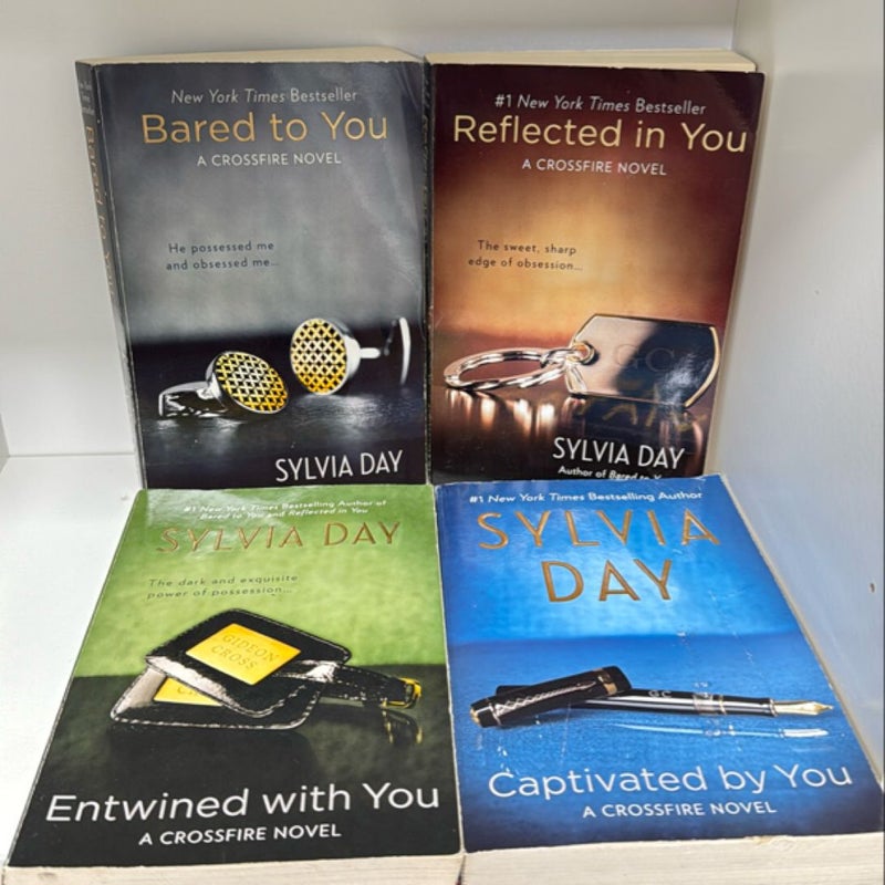 Crossfire Series 1-4 Bared Reflected Entwined Captivated by You 