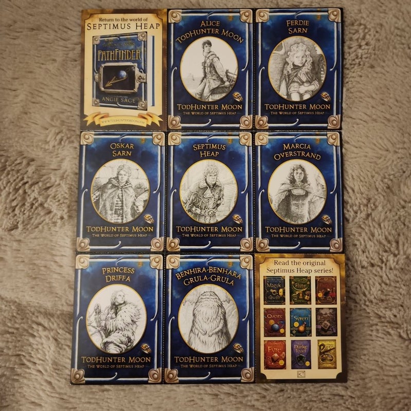 TodHunter Moon Books 1 & 2 with collector cards