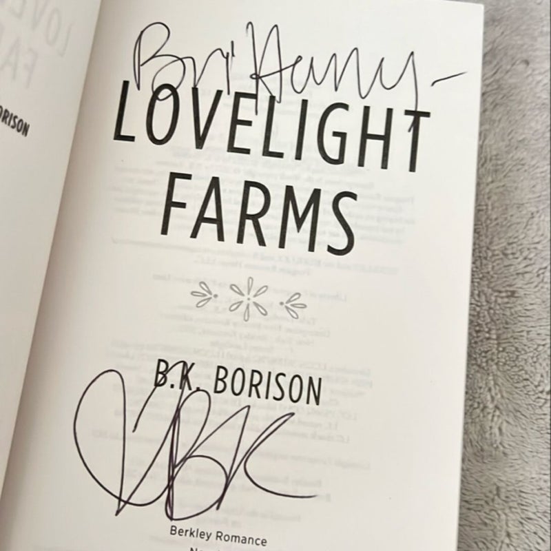 Signed Lovelight Farms