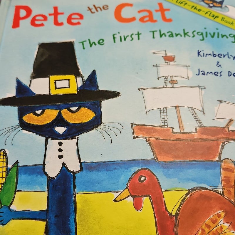 Pete the cat. First thanksgiving. 