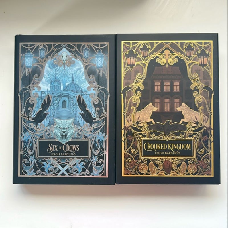 Six of Crows and Crooked Kingdom Into the Grishaverse Signed Owlcrate Special Editions