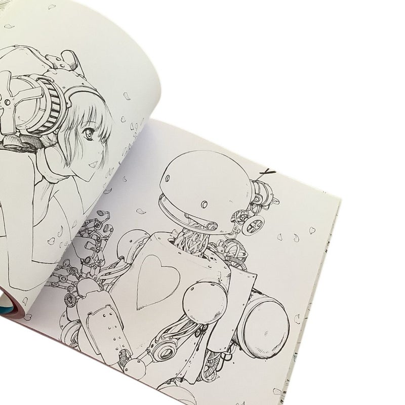 Pop Manga Coloring Book