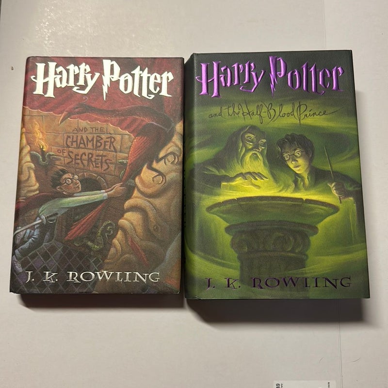 Harry Potter and the Chamber of Secrets AND Harry Potter and the Half-Blood Prince 