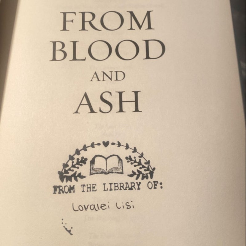 From Blood and Ash