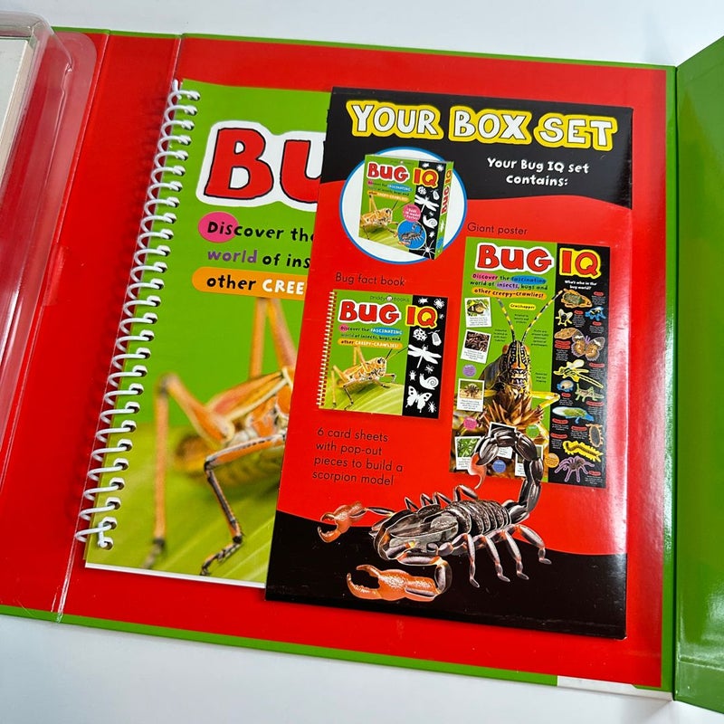 Bug IQ Box Set-Fact Book, 3D Model, and Poster-NEW