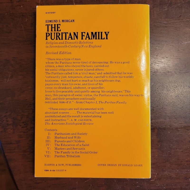 The Puritan Family