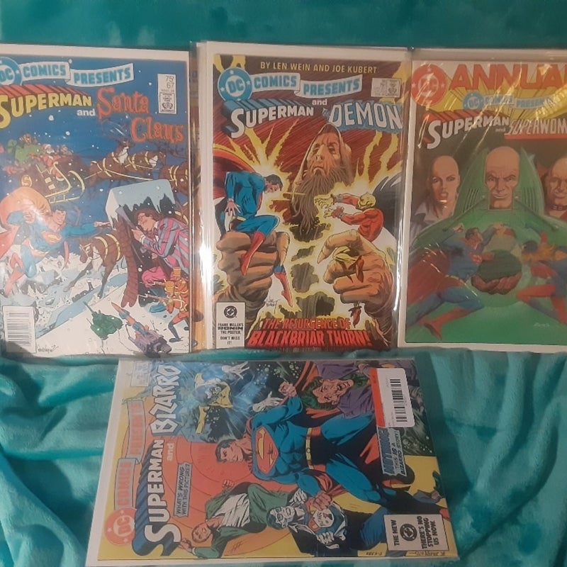 DC COMICS Presents Superman comic book lot 