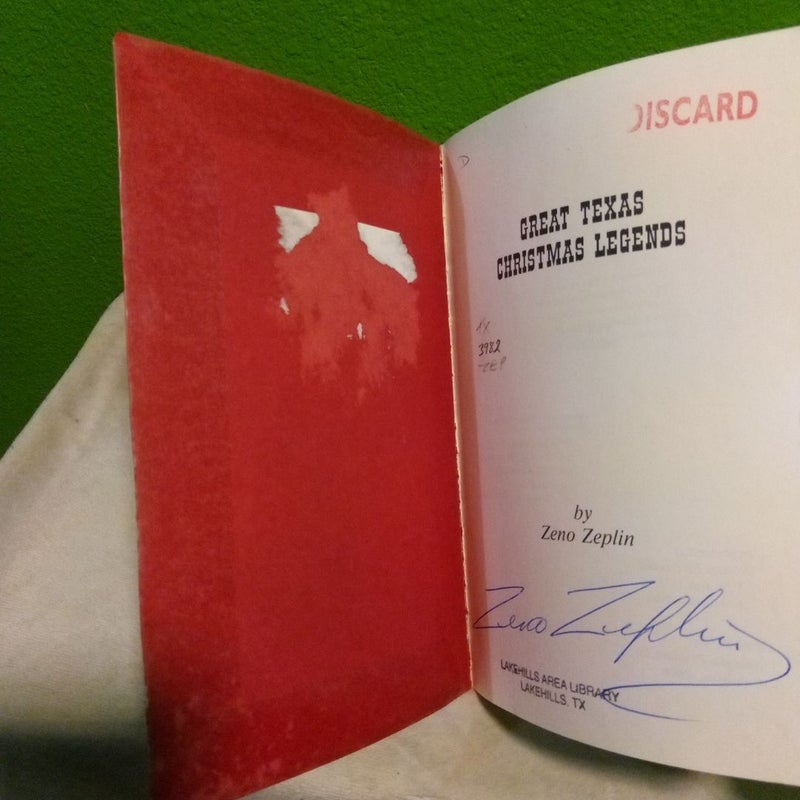Signed! - Great Texas Christmas Legends (First Edition)