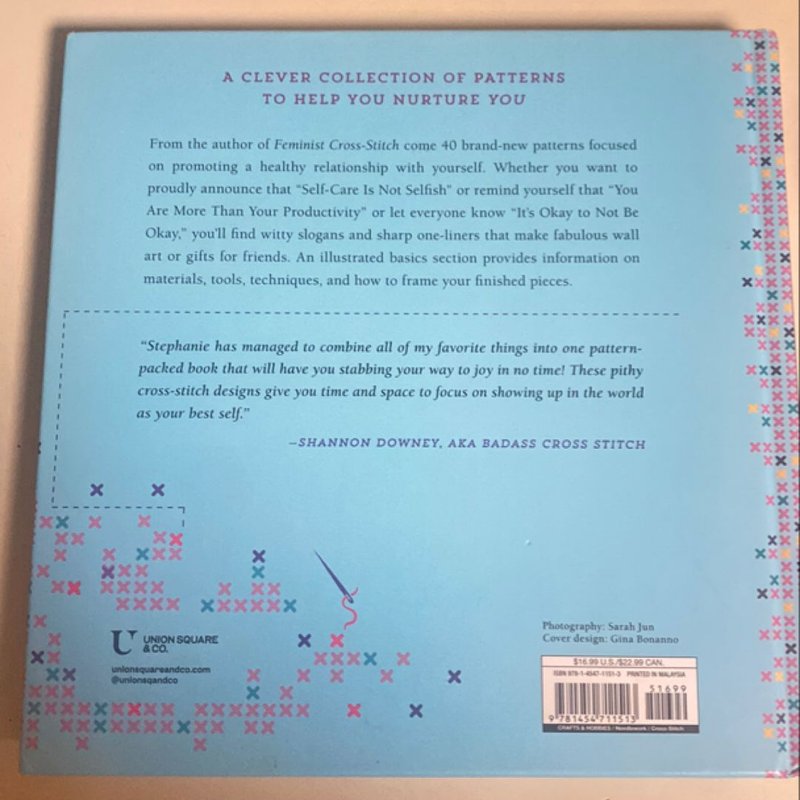 Self-Care Cross-Stitch by Stephanie Rohr, Hardcover | Pangobooks