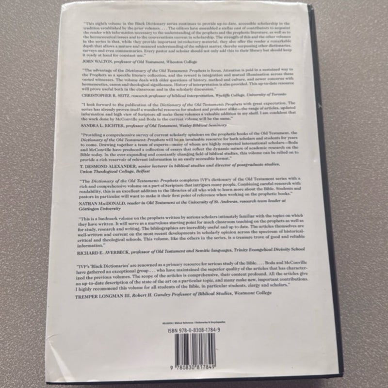 Dictionary of the Old Testament: Prophets