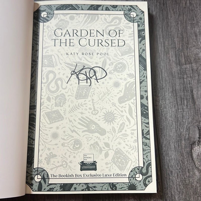 SIGNED BOOKISH BOX Garden of the Cursed