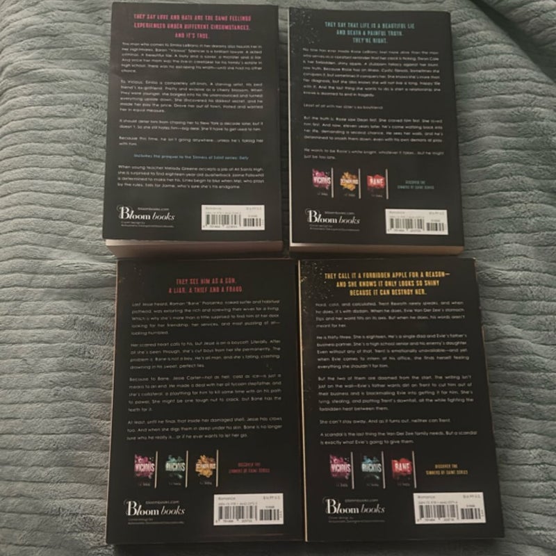 Vicious , bane, ruckus, scandalous bundle 