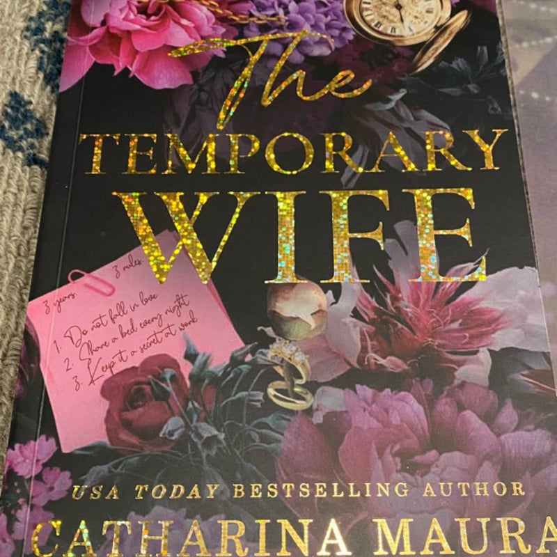 Signed - The Temporary Wife by Catharina Maura