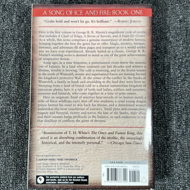 A Game of Thrones (HBO Tie-In Edition)