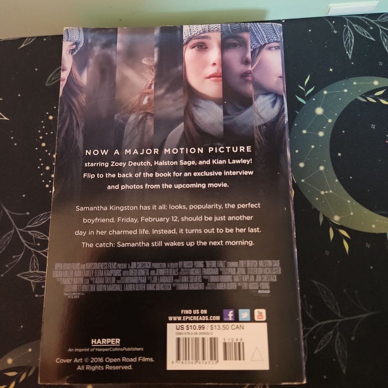 Before I Fall Movie Tie-In Edition