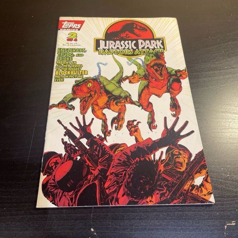 Jurassic Park Adventures #4 (Topps Comics August 1994)