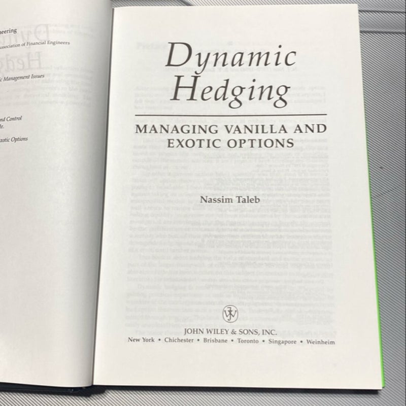 Dynamic Hedging