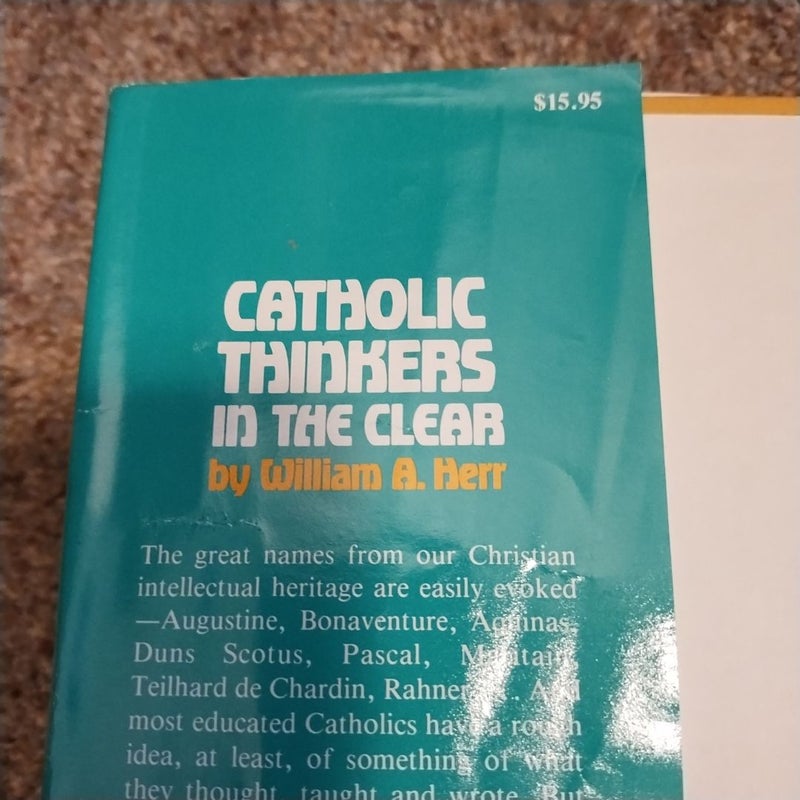 Catholic Thinkers In the Clear