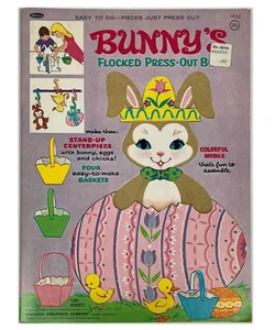 Bunny’s Flocked Press-Out Book