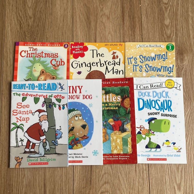 Bundle of (7) Holiday-Themed I Can Read Paperbacks for Kids