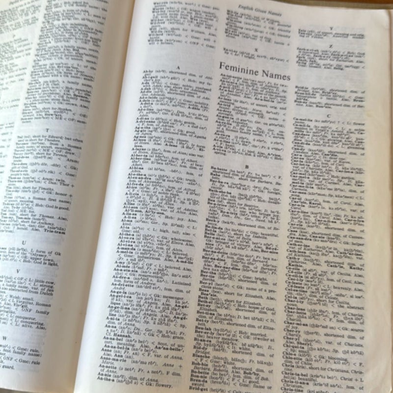 The Random House Dictionary of the English Language