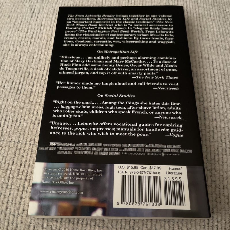 The Fran Lebowitz Reader