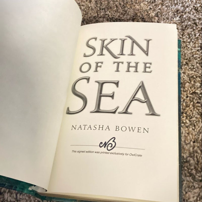 Skin of the Sea (signed Owlcrate copy) 