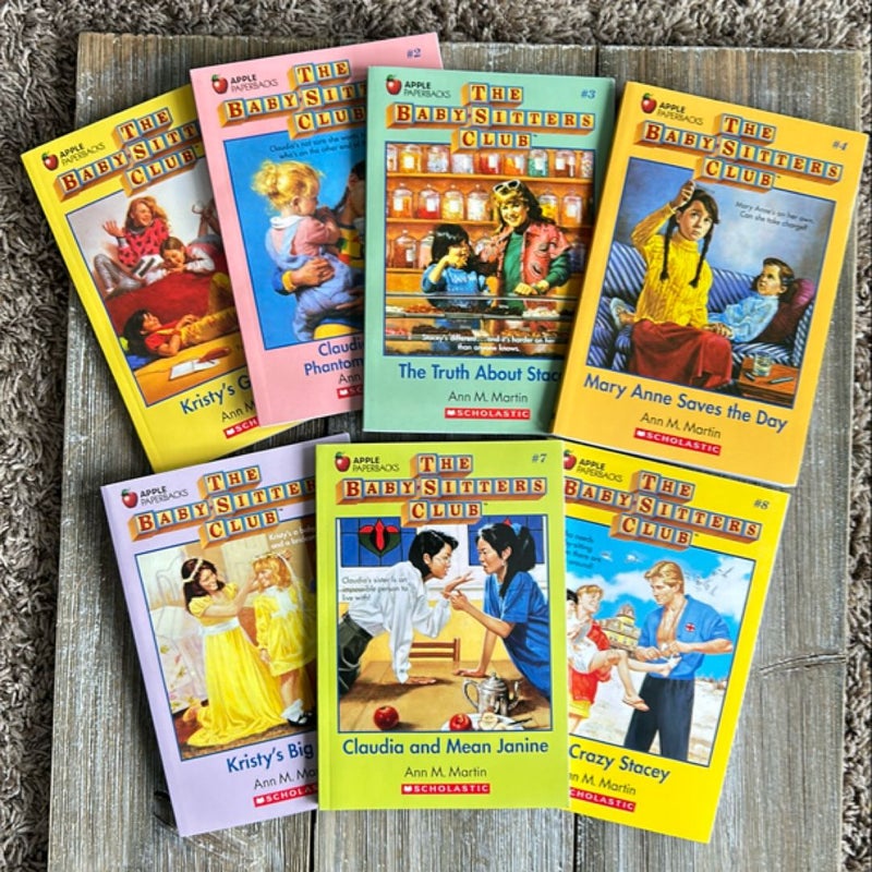 The Babysitters Club Book Bundle 1-8 (missing #5)