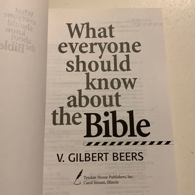 What Everyone Should Know about the Bible