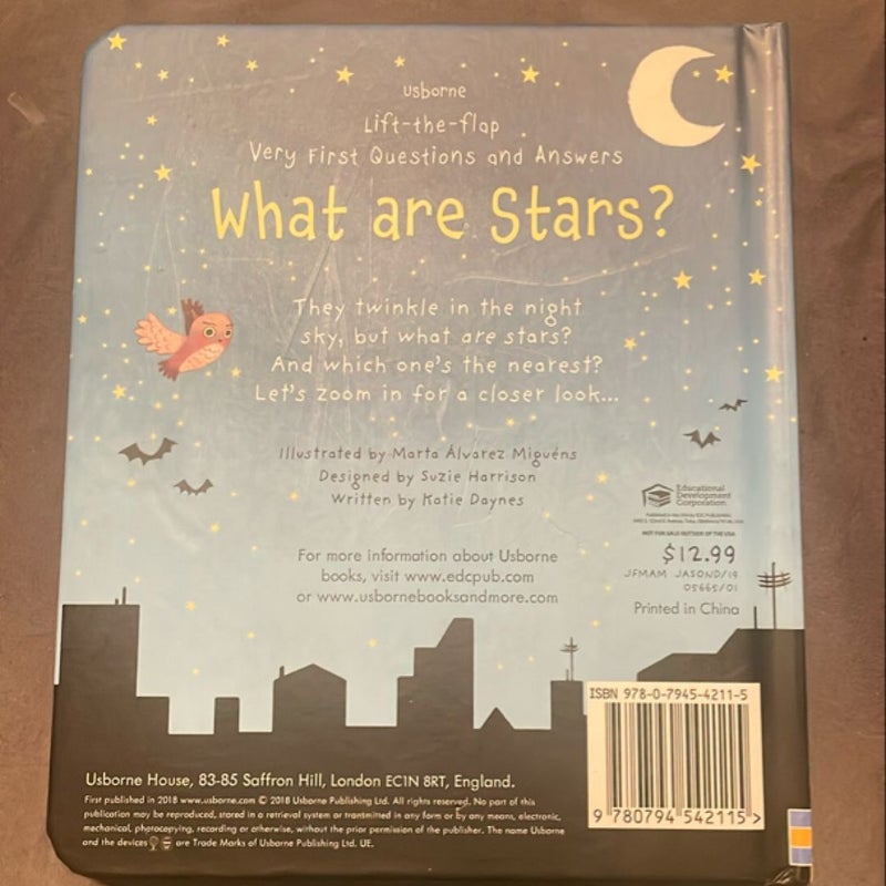 Lift-The-Flap Very First Questions and Answers What Are Stars