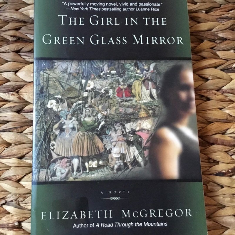 The Girl in the Green Glass Mirror