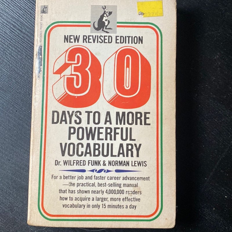 30 days to a more powerful vocabulary