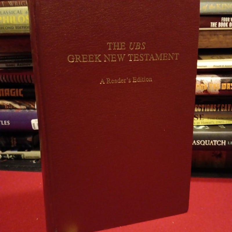 The UBS Greek New Testament