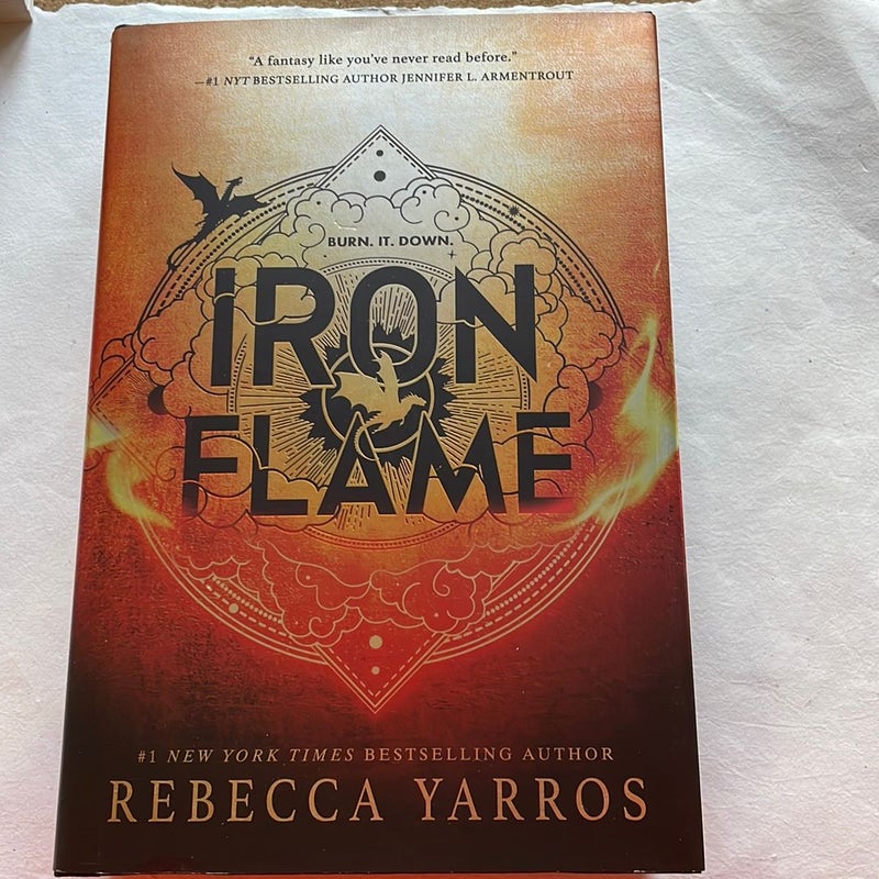 Iron Flame - sprayed edges