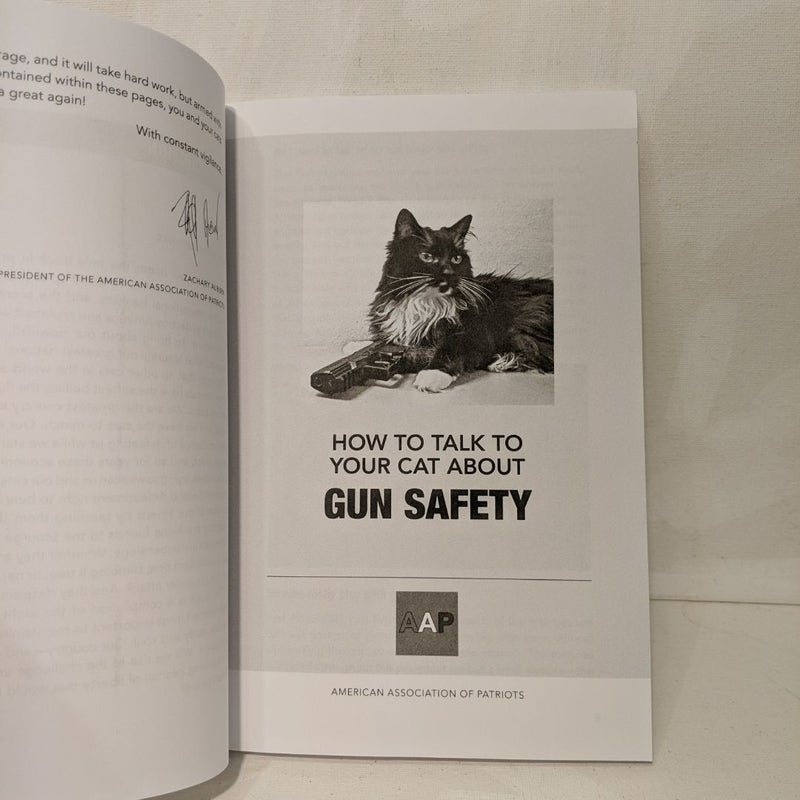 How to Talk to Your Cat about Gun Safety