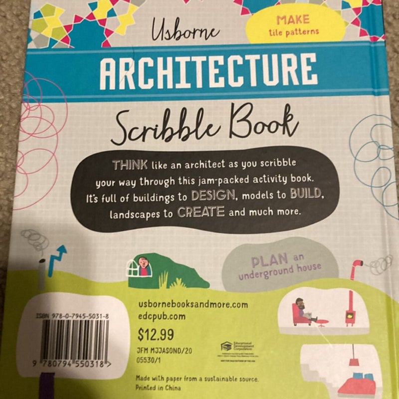 Usborne Architecture Scribble Book