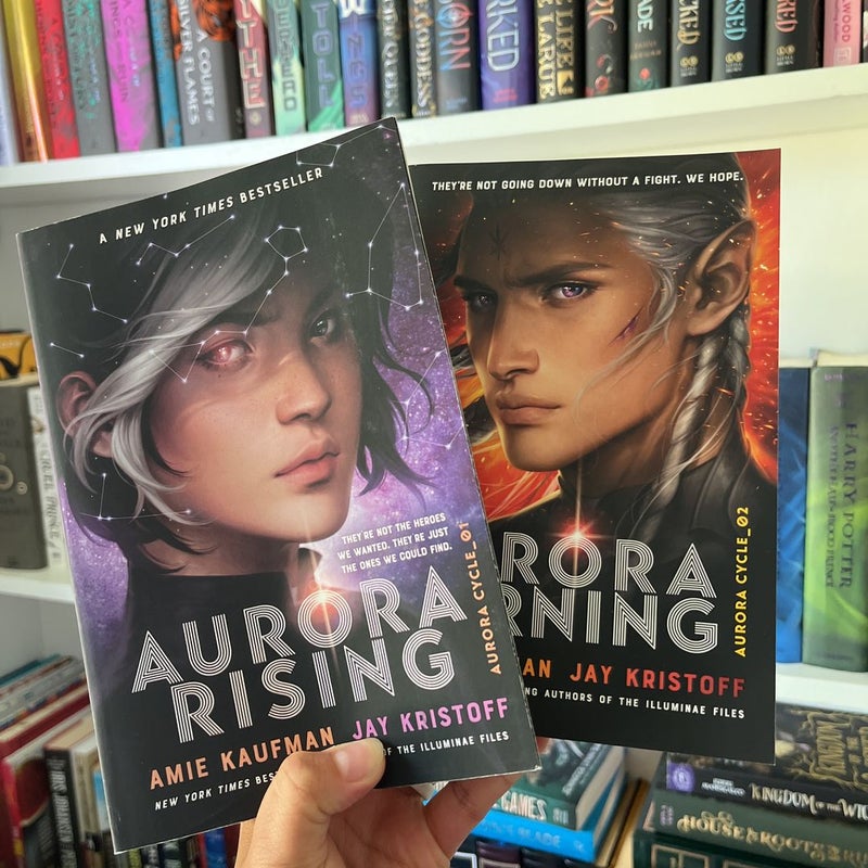 Aurora Rising and Aurora Burning by Amie Kaufman; Jay Kristoff, Paperback