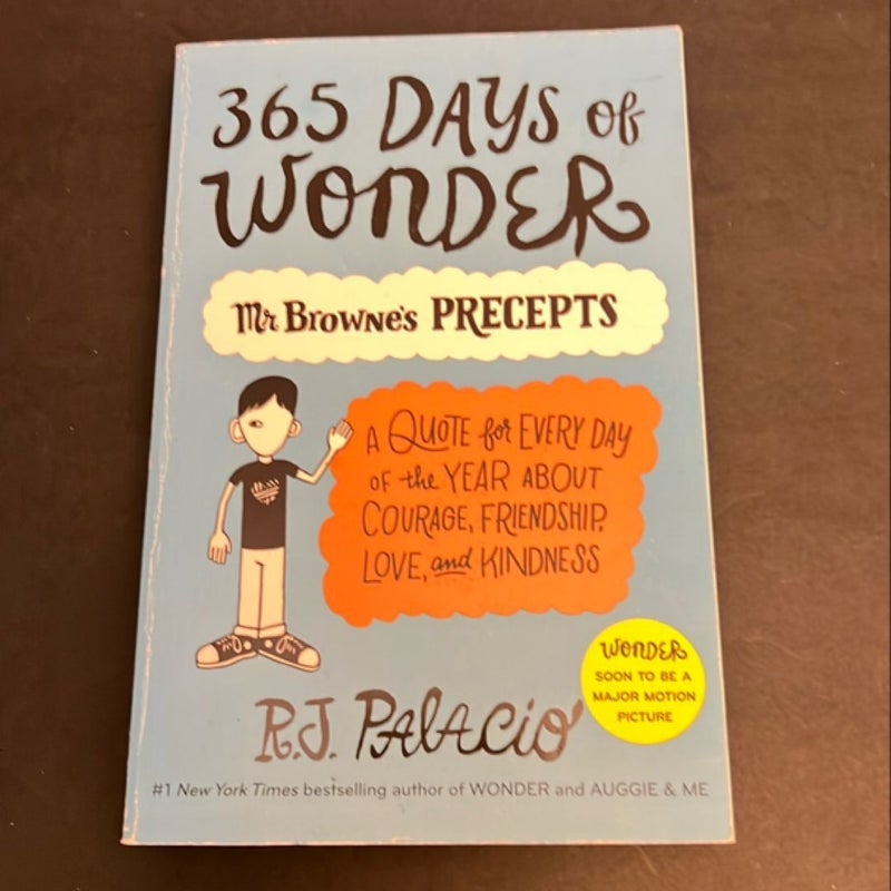 365 Days of Wonder: Mr. Browne's Precepts