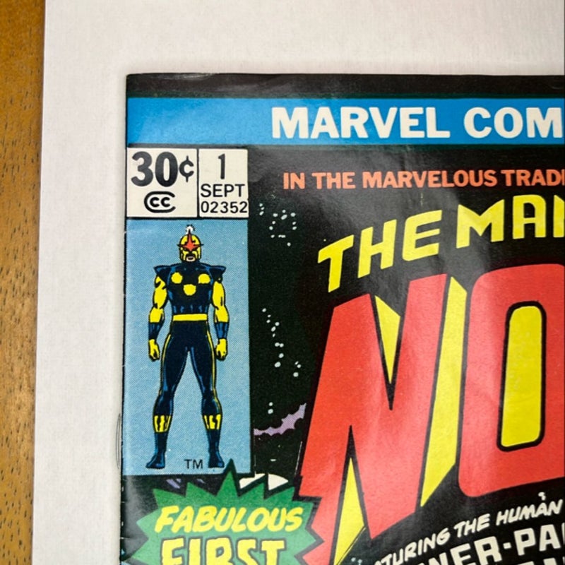 The Man Called Nova #1 (1976) – Marvel Comics – First Appearance of Nova (Richard Rider)
