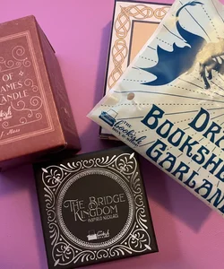 Fantasy inspired Bookish Box goodies
