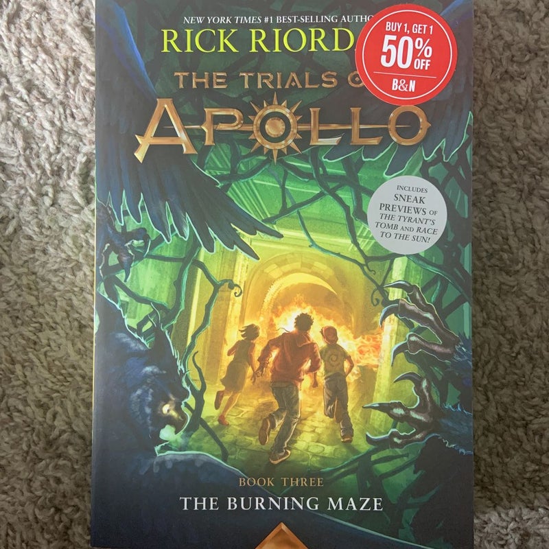 The Burning Maze (Trials of Apollo, the Book Three)