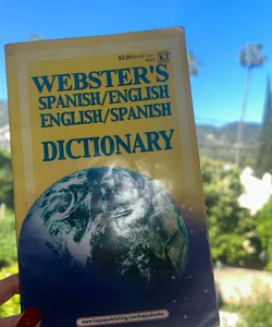 WEBSTER'S SPANISH/ENGLISH ENGLISH/SPANISH DICTIONARY