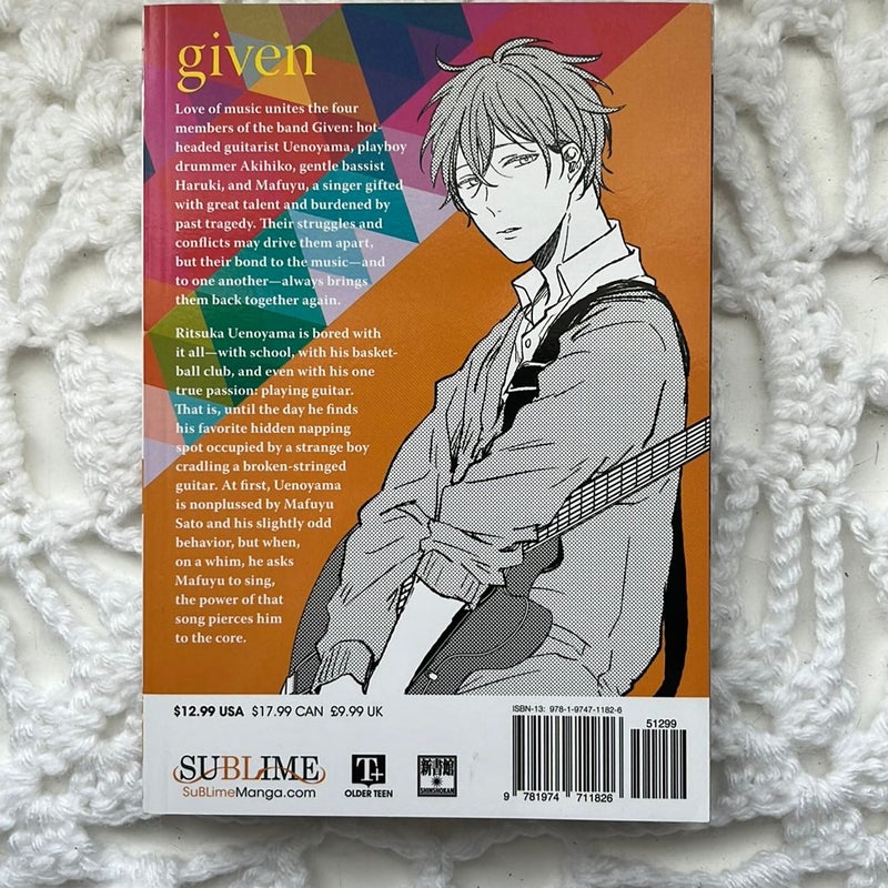 Given, Vol. 1